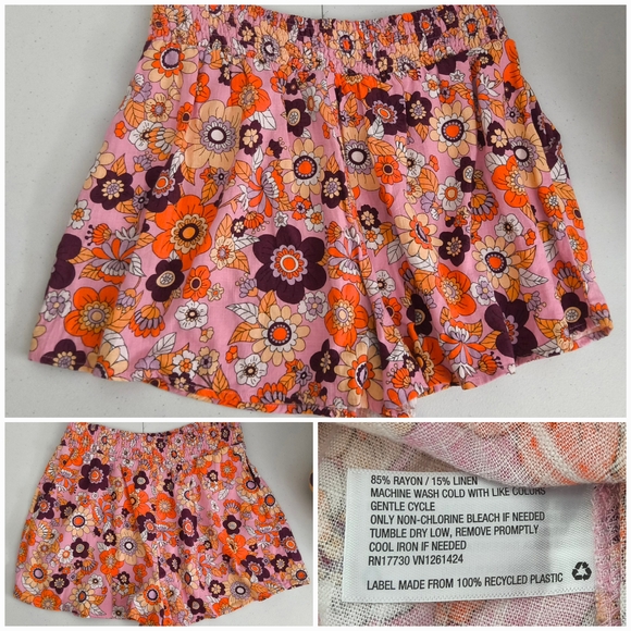 Wild Fable Floral Print Shorts Size Lg - Picture 2 of 6
